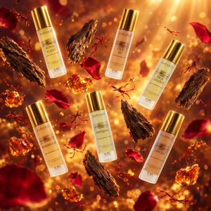 Boîte Découverte Oriental & Oud 6 ml – parfums roll-on sans alcool Karamat Collection