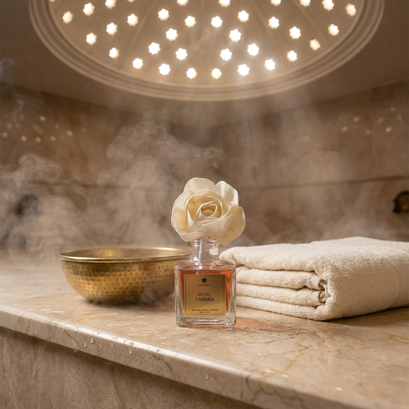 Diffuseur à Fleurs – ambiance hammam marbre