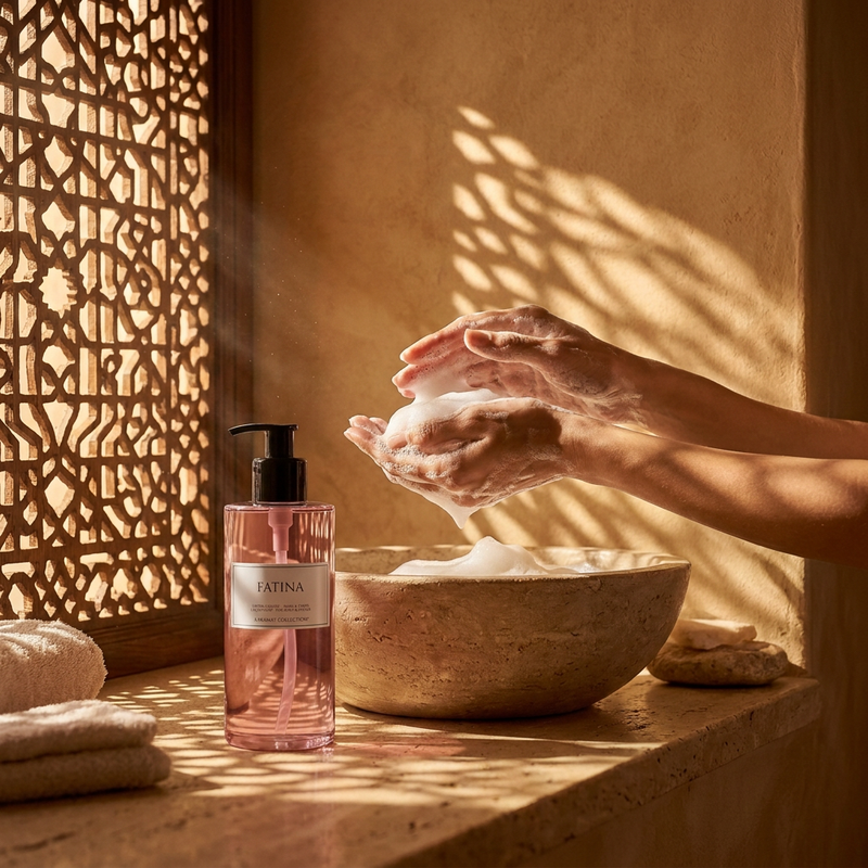 Le geste du soir — Savon Liquide de Luxe Karamat