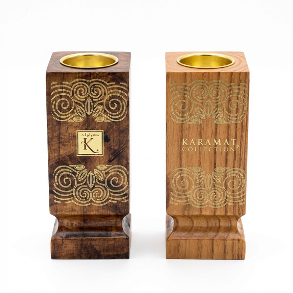 Brûleur Bakhour en Bois Karamat – Encensoir de Luxe pour Encens et Parfum d’Intérieur