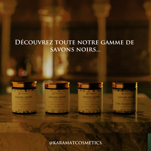 Savon Noir Revitalisant au Romarin – 200ml – Maison Karamats (vue 8)
