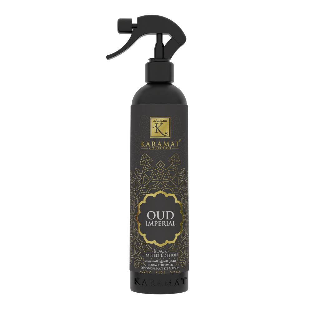 Spray d'ambiance 500ml Black Edition Oudh Imperial – Karamat Collection
