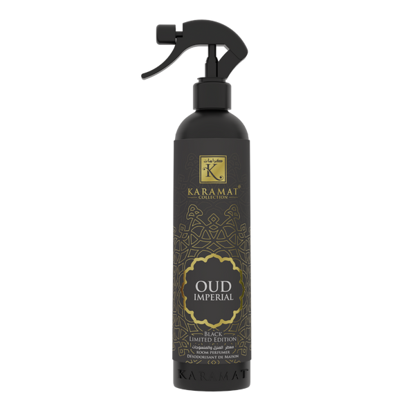 Spray d'ambiance 500ml Black Edition Oudh Imperial – Karamat Collection